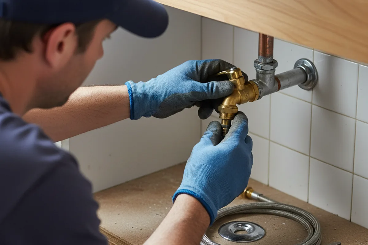 Shutoff valve and fitting work during Faucet and Fixture Repair in Seaside Heights
